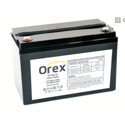 Orex 12V 108Ah (20Hr) Vrla Deep Cycle AGM Kuru Akü (333x173x222mm)
